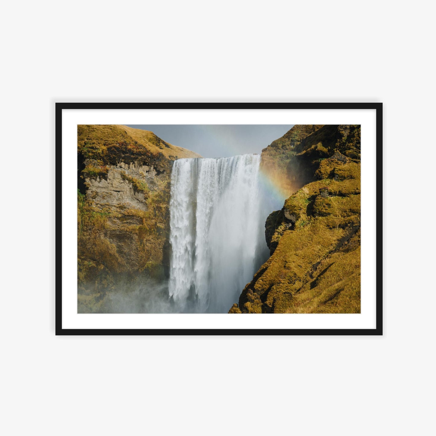 Rainbow infront of Skogafoss
