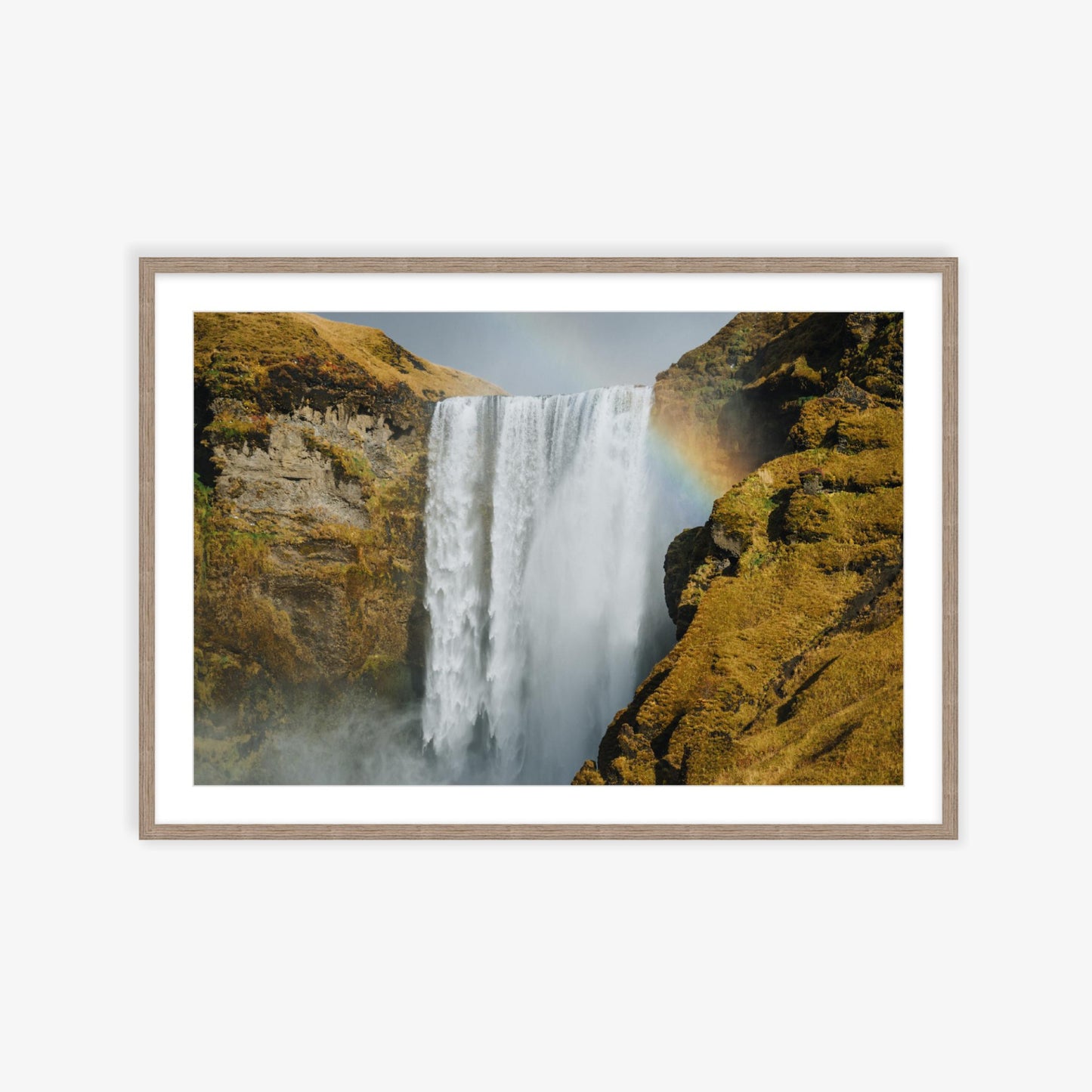 Rainbow infront of Skogafoss