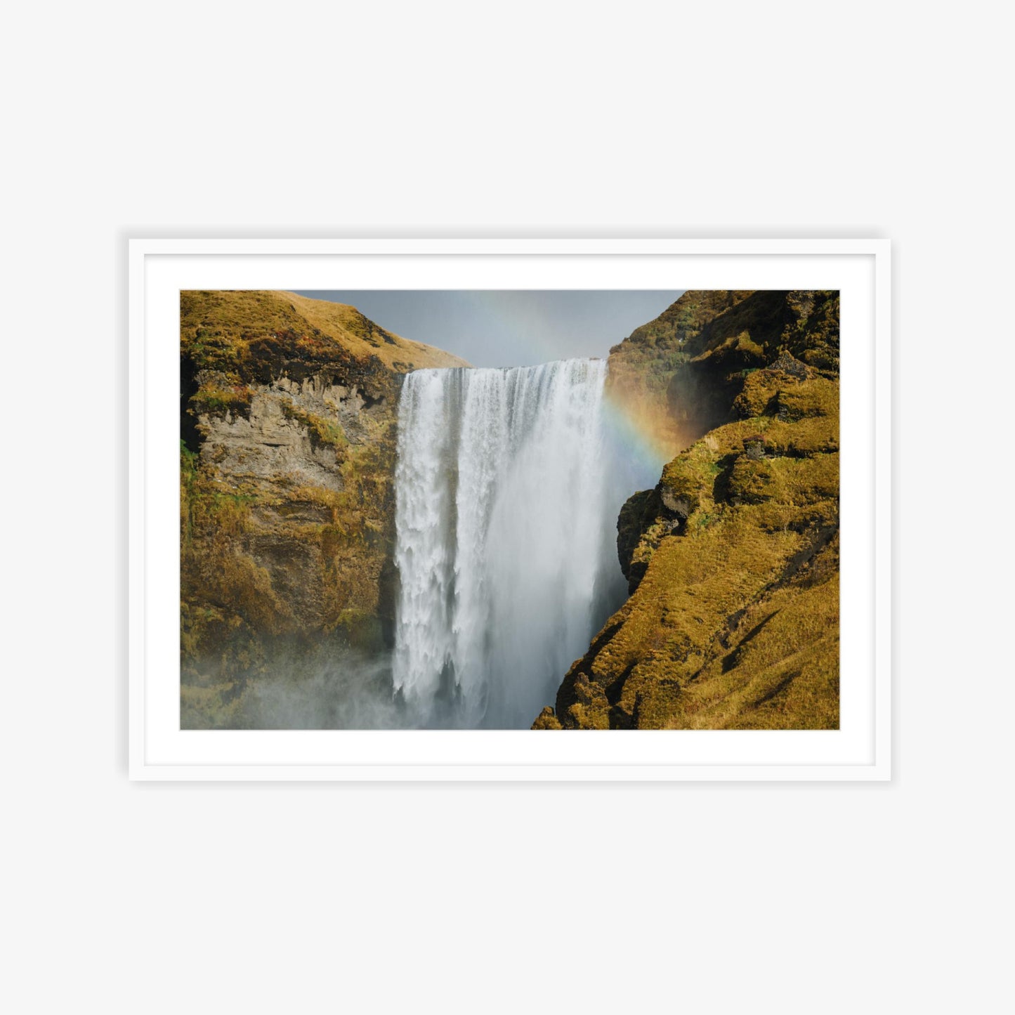 Rainbow infront of Skogafoss