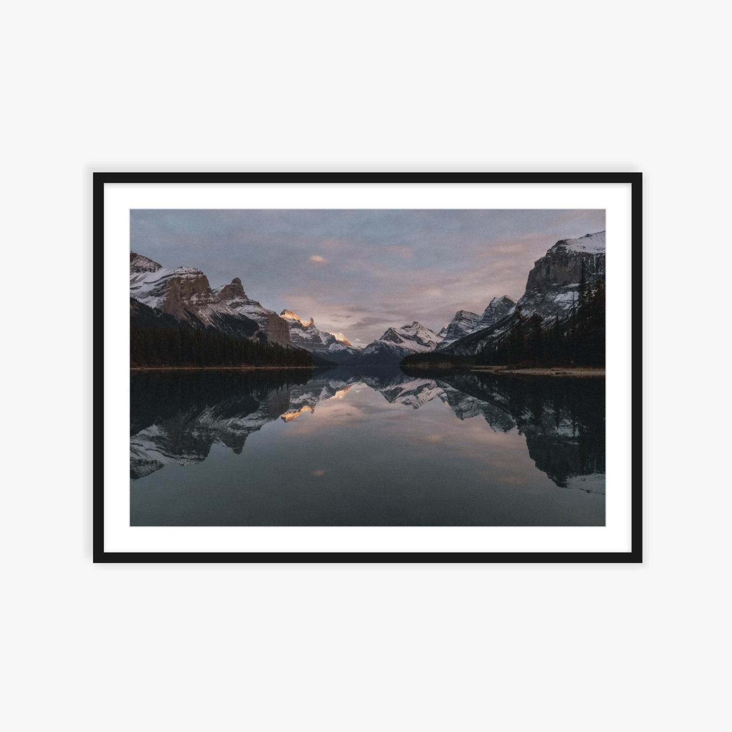 Reflections on Maligne Lake
