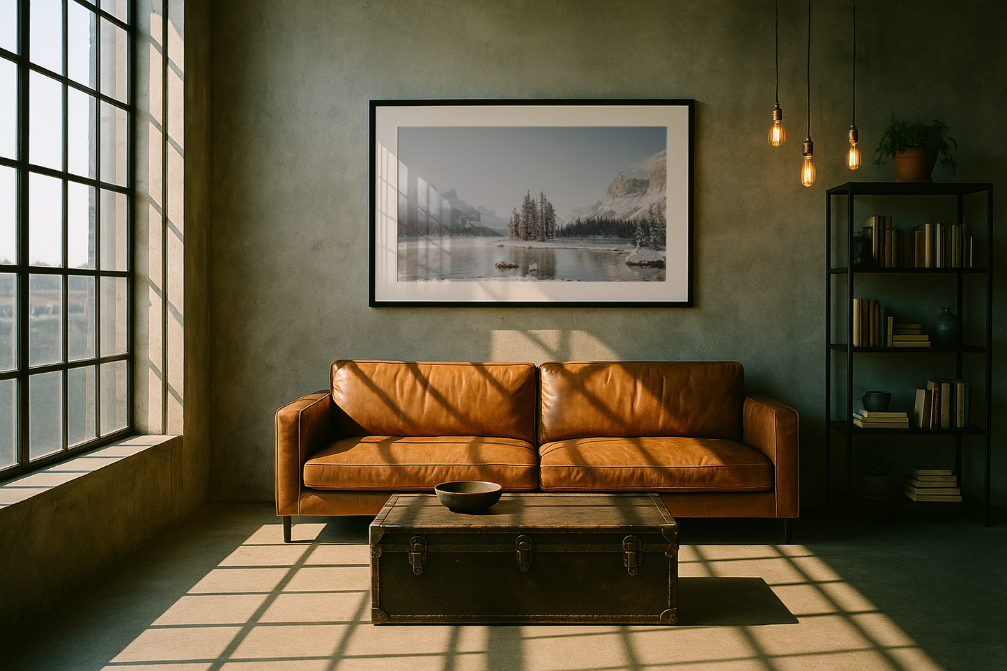 Spirit Island after a winter storm.