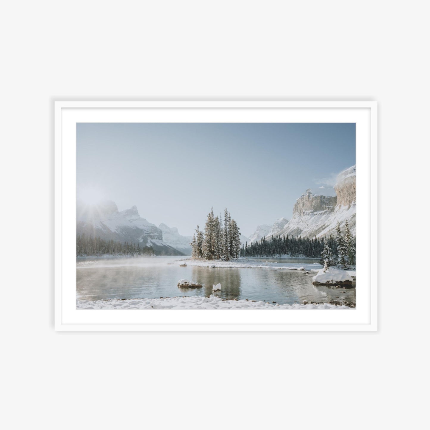 Spirit Island after a winter storm.