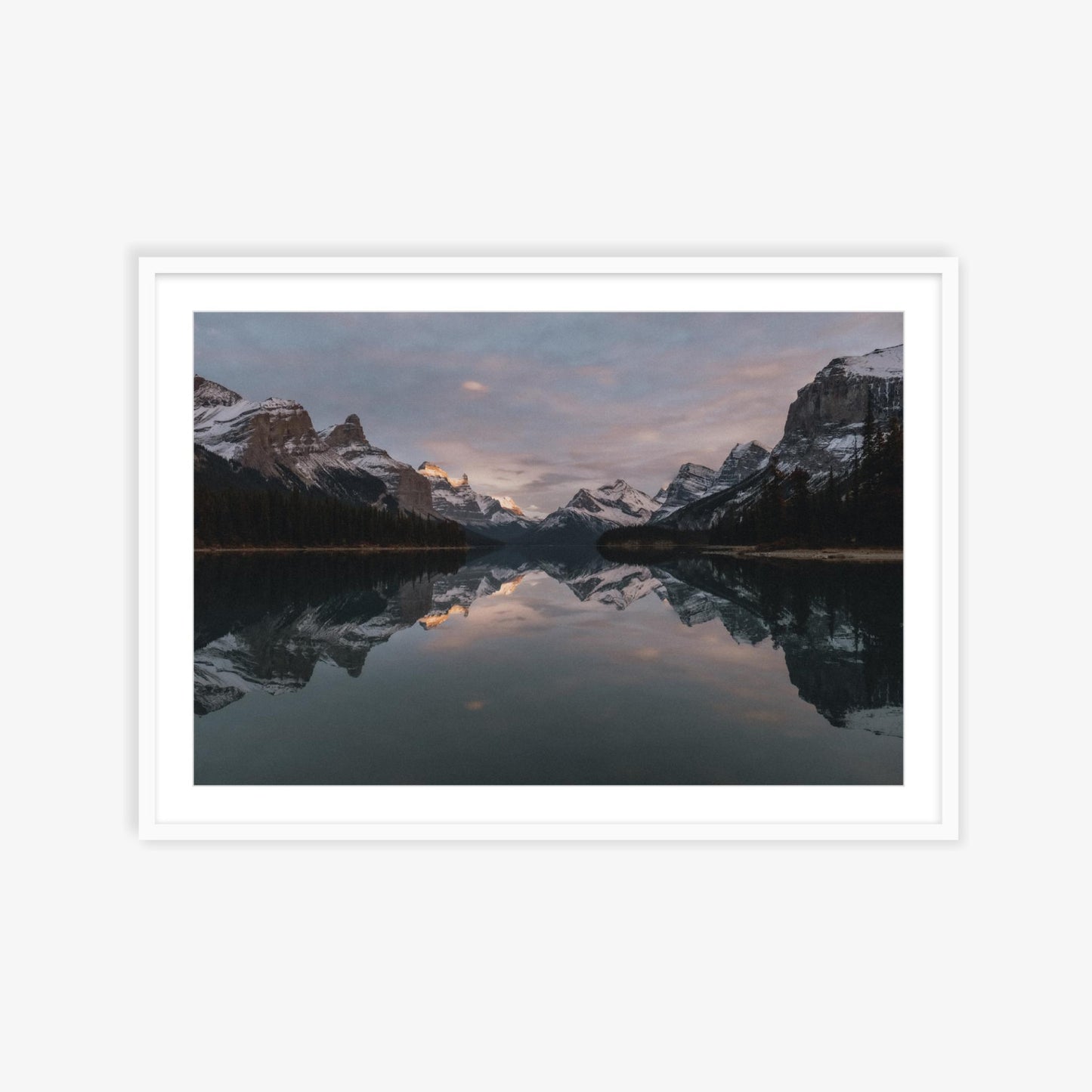 Reflections on Maligne Lake