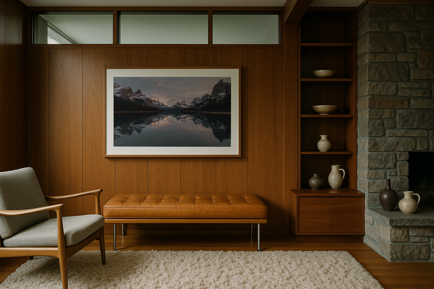 Reflections on Maligne Lake