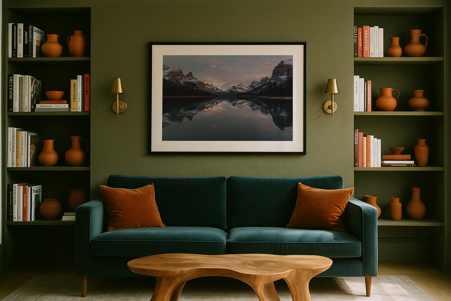 Reflections on Maligne Lake